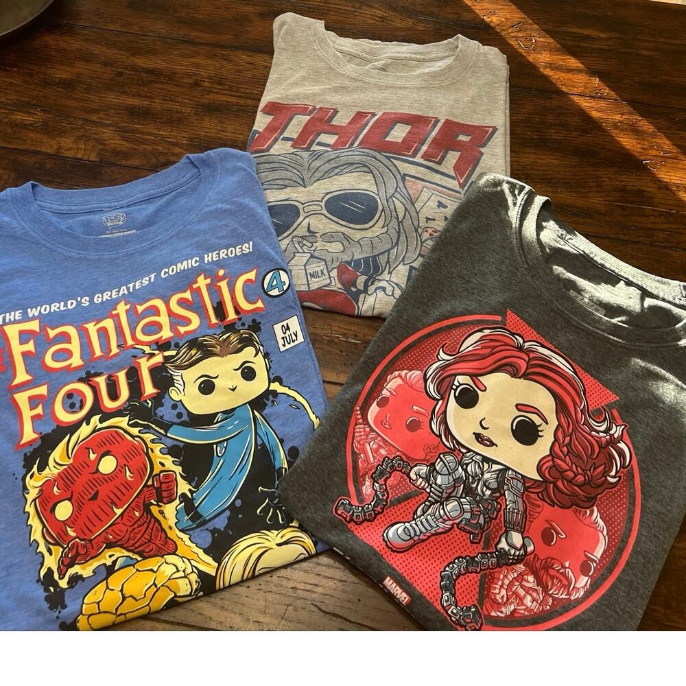 Marvel Short Sleeve Graphic Tee - Blue Fantastic Four